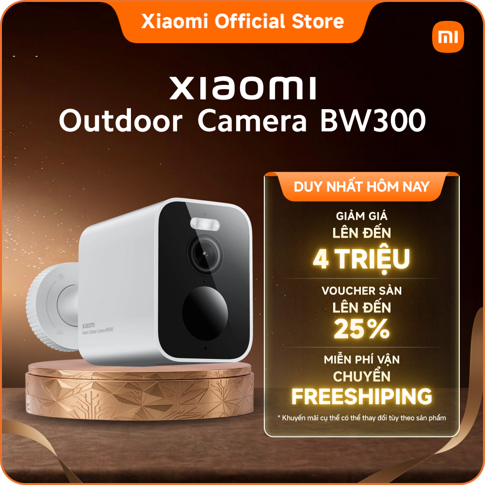 Xiaomi Outdoor Camera BW300 | Độ phân giải 2K cho chất lượng hình ảnh sắc nét đến từng chi tiết | Tầ