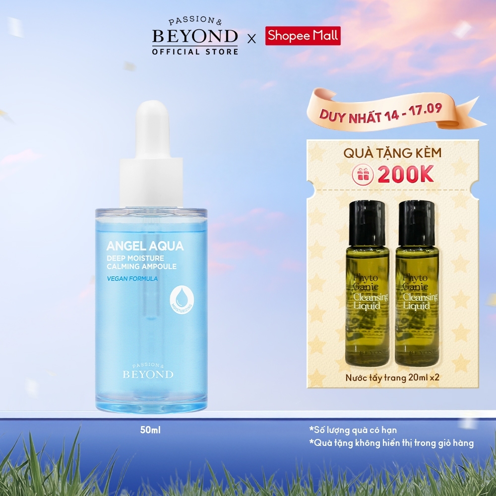 [Beyond Official] Tinh chất làm dịu thuần chay cô đặc Beyond Angel Deep Moisture Calming Ampoule 50m