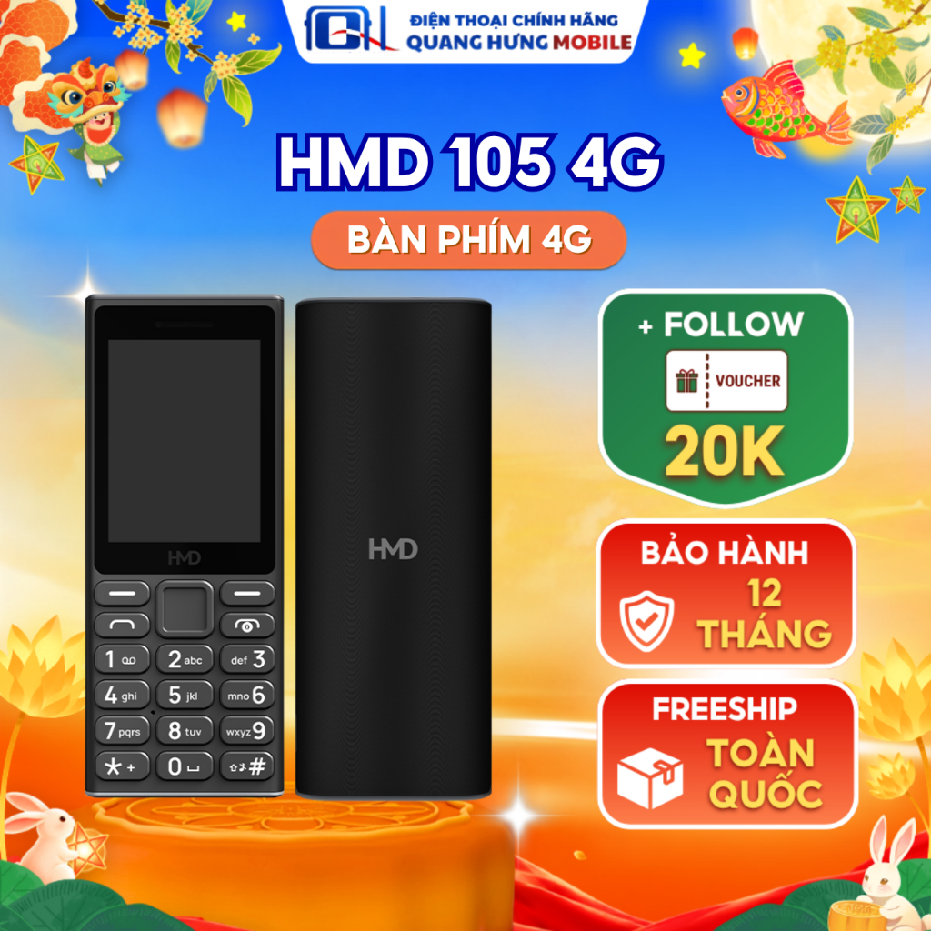 Điện Thoại Nokia HMD 105 4G - Hàng Chính Hãng