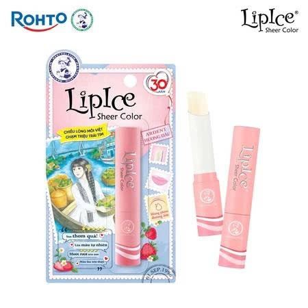 Son dưỡng môi hiệu chỉnh ửng hồng tự nhiên Lipice Sheer Color 2.4g-ARDENT HƯƠNG DÂU