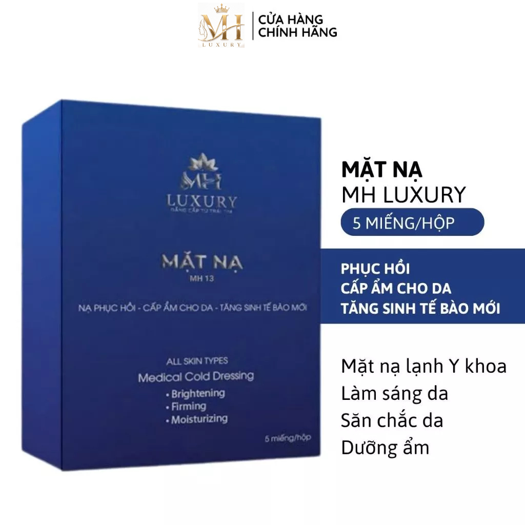 MH13 Mặt Nạ Dưỡng Da MH LUXURY– Phục hồi, cấp ẩm sâu, làm dịu, săn chắc & mịn màng, nâng cơ, giảm nế
