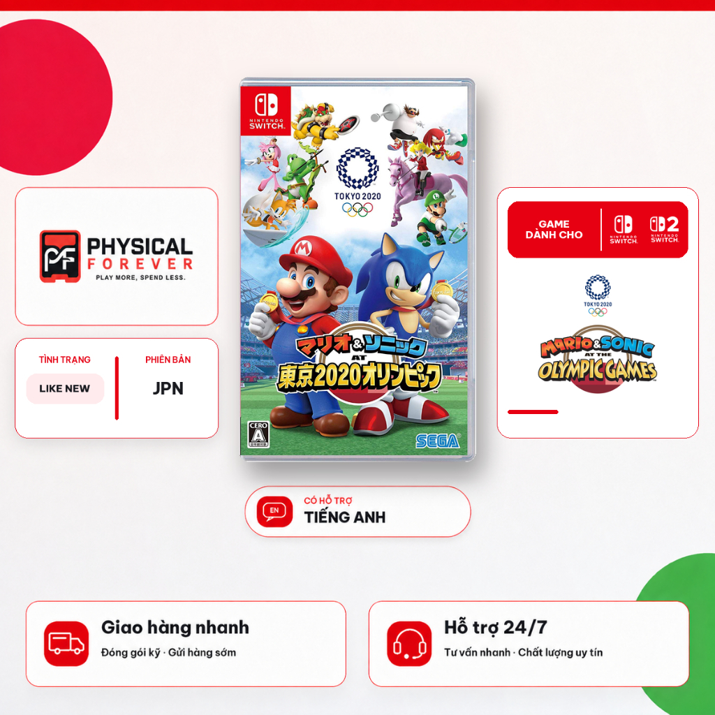 Băng Game Mario & Sonic at the Olympic Games Tokyo 2020 Nintendo Switch