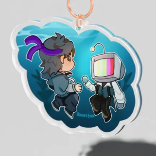 Hummer&Wifies acrylic keychain