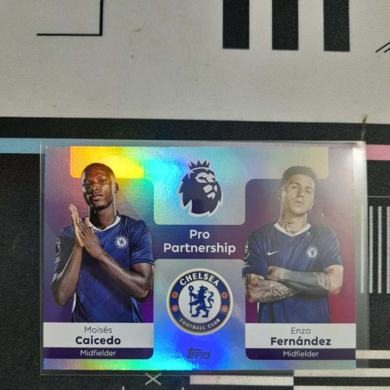 [Thẻ bóng đá] Caicedo & Enzo - Chelsea - Insert - Topps EPL 2025