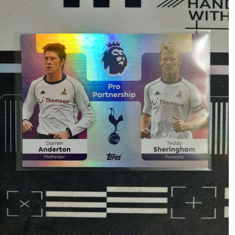 [Thẻ bóng đá] Anderton & Sheringham - Tottenham - Insert - Topps EPL 2025