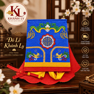 MŨ TẾ NAM QUAN ĐỒ LỄ KHÁNH LY– Mũ Tế Lễ Truyền Thống Việt Nam Thêu Đính Kết Nhiều Màu Đỏ Vàng Xanh