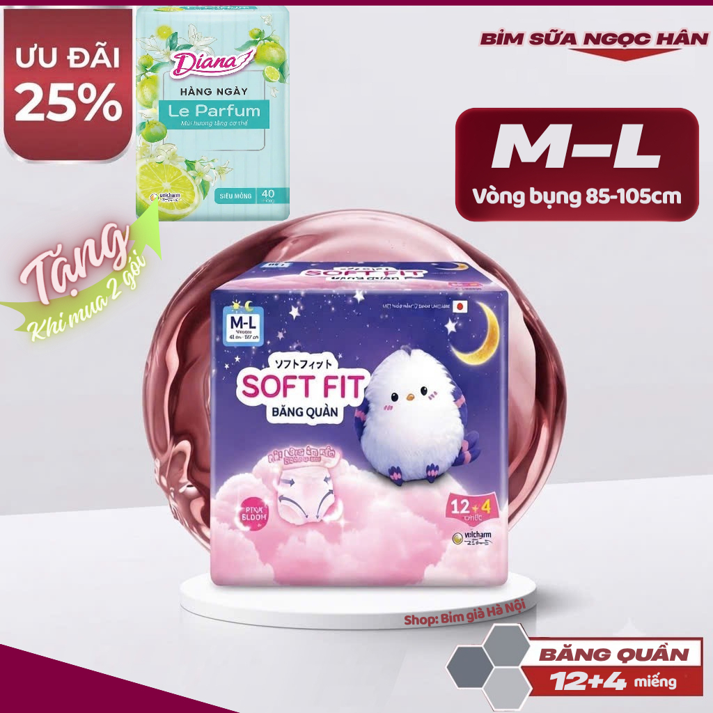 (TặngBVS) Bvs quần SOFT FIT Diana siêu thấm #băng quần #bvs quần #băng quần diana #bvs #diana #bvs d