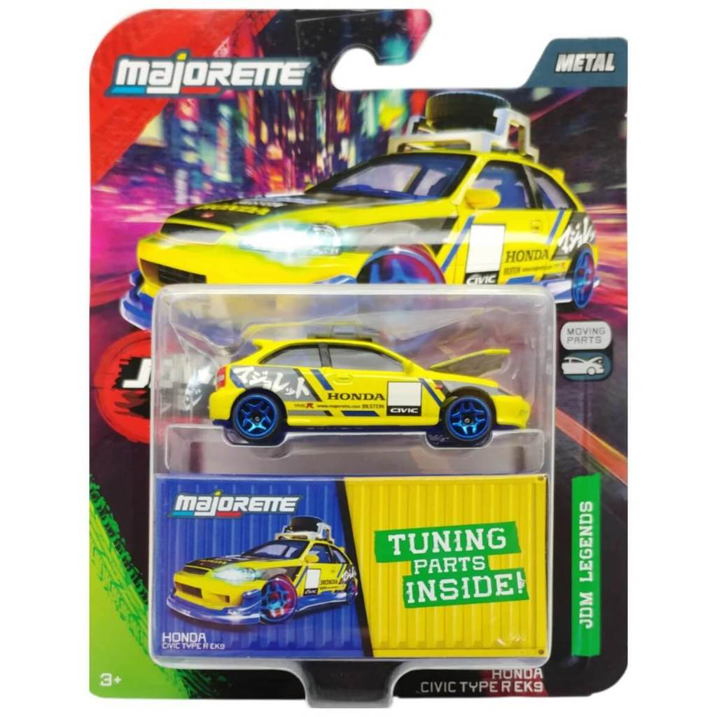 Xe mô hình Majorette Honda Civic Type R EK9 JDM Legends Deluxe Cars (2025 & 2026)