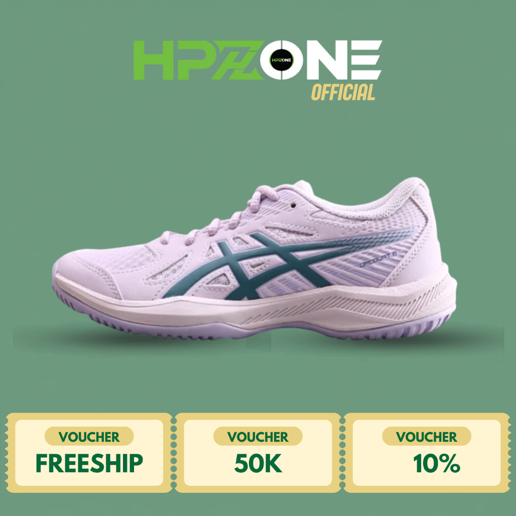 Giày Asics UpCourt 6 Tím Xanh Teal -  Giày Bóng Chuyền, Cầu Lông, Pickleball Năng Động Thoải Mái