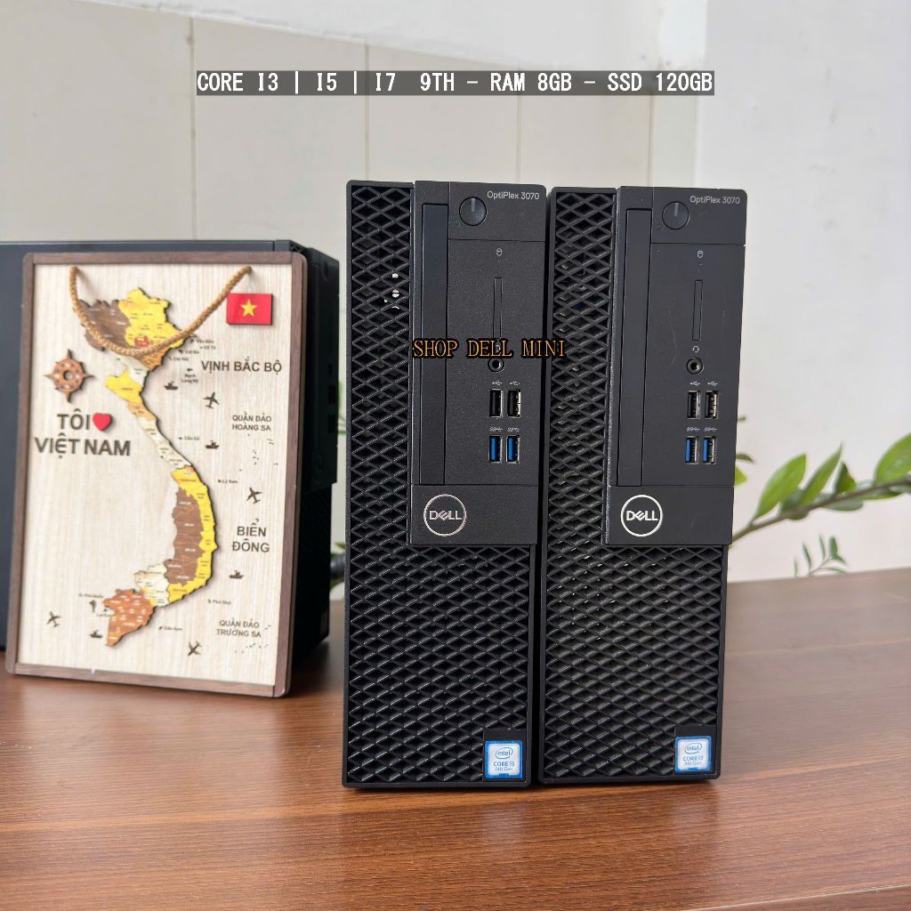 PC DELL OPTIPLEX CORE I3  - I5 - I7 9700 | RAM 8GB | SSD 120GB | Tích hợp sẵn Wifi Bluetooth