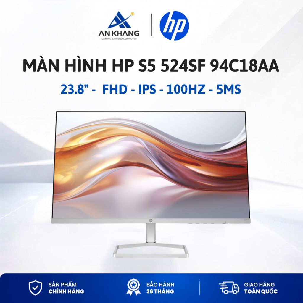 Màn hình HP S5 524sf 94C18AA ( 23.8 inch - FHD IPS - 100Hz - 5ms - 300 nits - Đen ) BH 36 Tháng