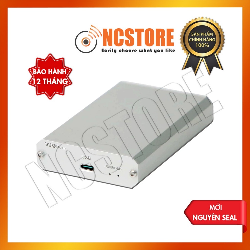 [NC] Desktop DAC/AMP YJCO U316 | Chip ES9039Q2M + op-amp JRC5532 + XMOS316 | Âm Ly Để Bàn