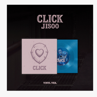 Đặt Trước JISOO CLICK Vinyl LP Đĩa Than BLACKPINK Kim Jisoo Photocard Sticker