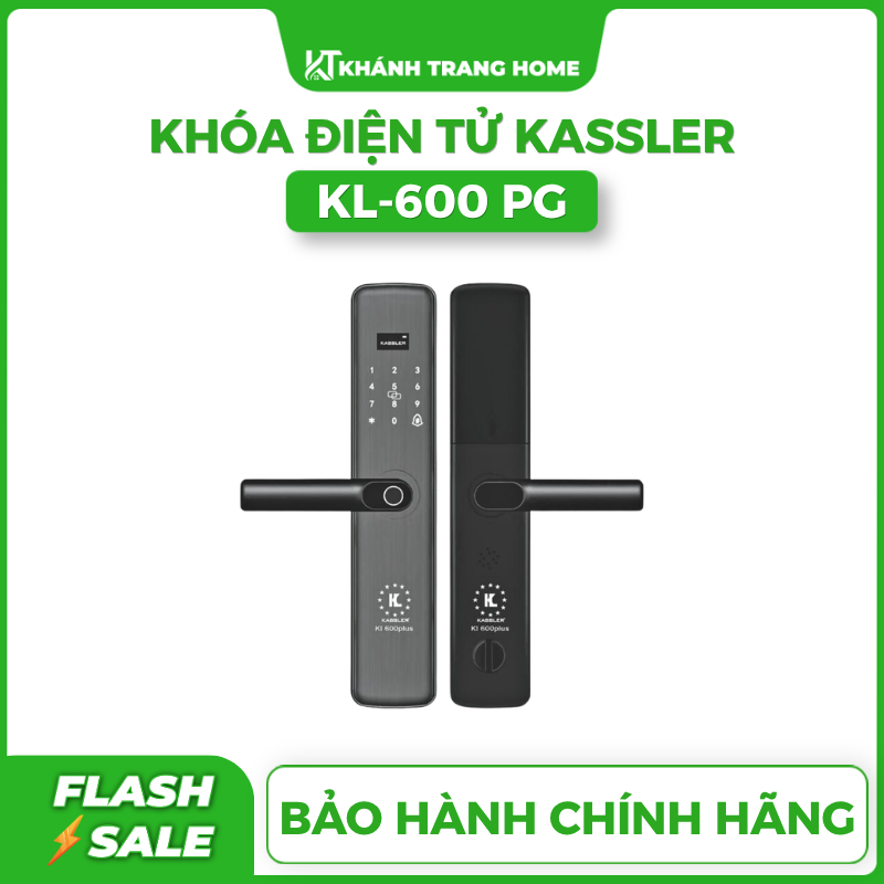 Khóa vân tay Kassler KL-600 PG chính hãng, khóa điện tử tiêu chuẩn Đức - Khánh Trang Home