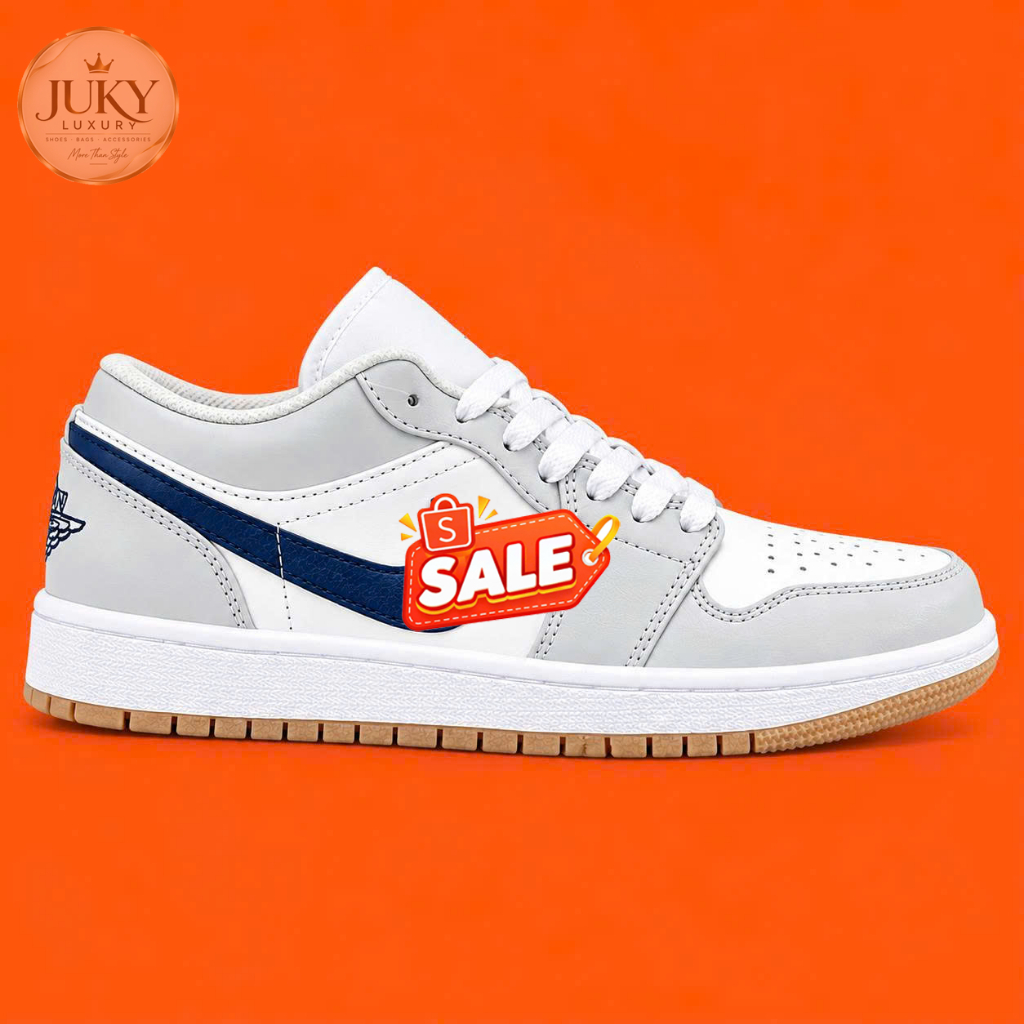[ Tặng Hộp ] Giày Thể Thao Krik Jd1 Trắng Navy