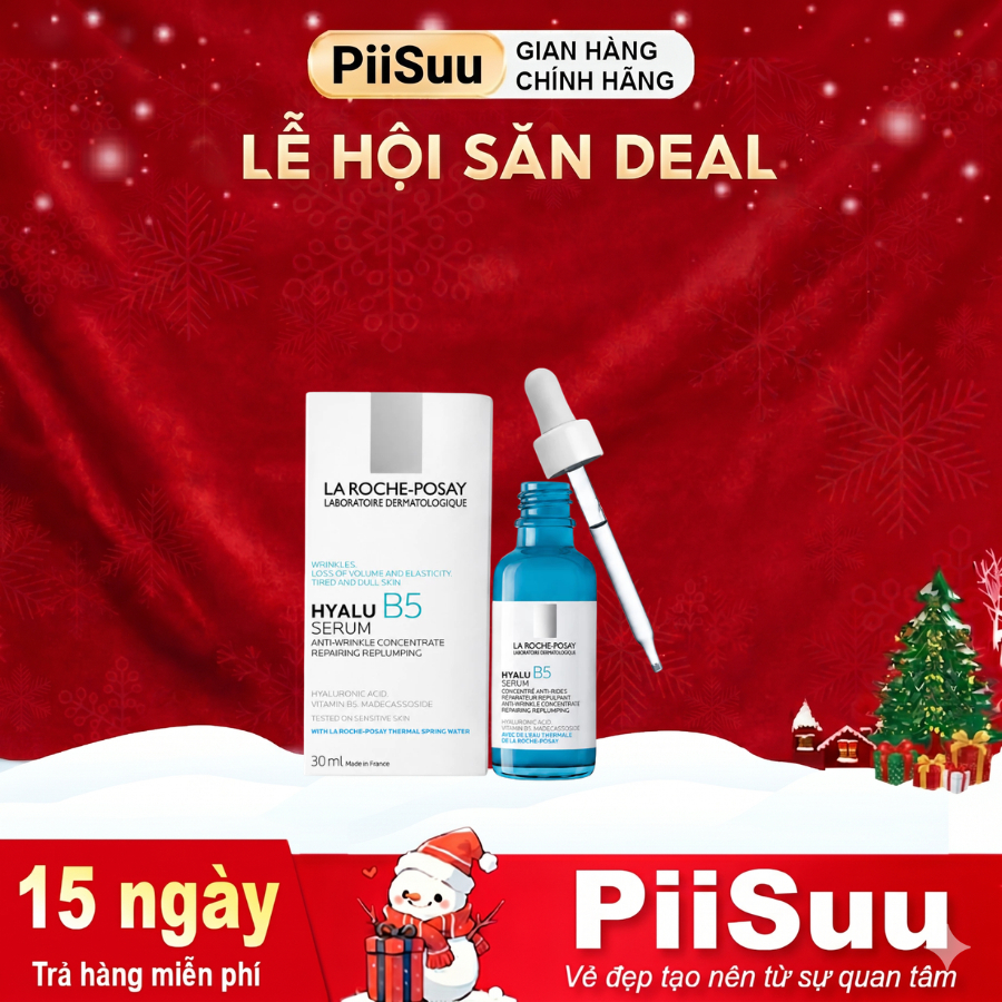 Tinh Chất Phục Hồi Cấp Ẩm Da Serum La Roche Posay Cicaplast B5/ Hyalu B5 10ml (nobox)
