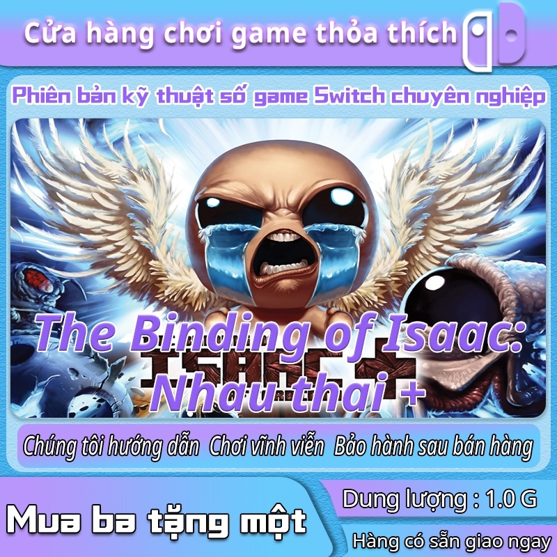Mua 3 tang 1 mien phi｜Switch Game The Binding of Isaac: Afterbirth+