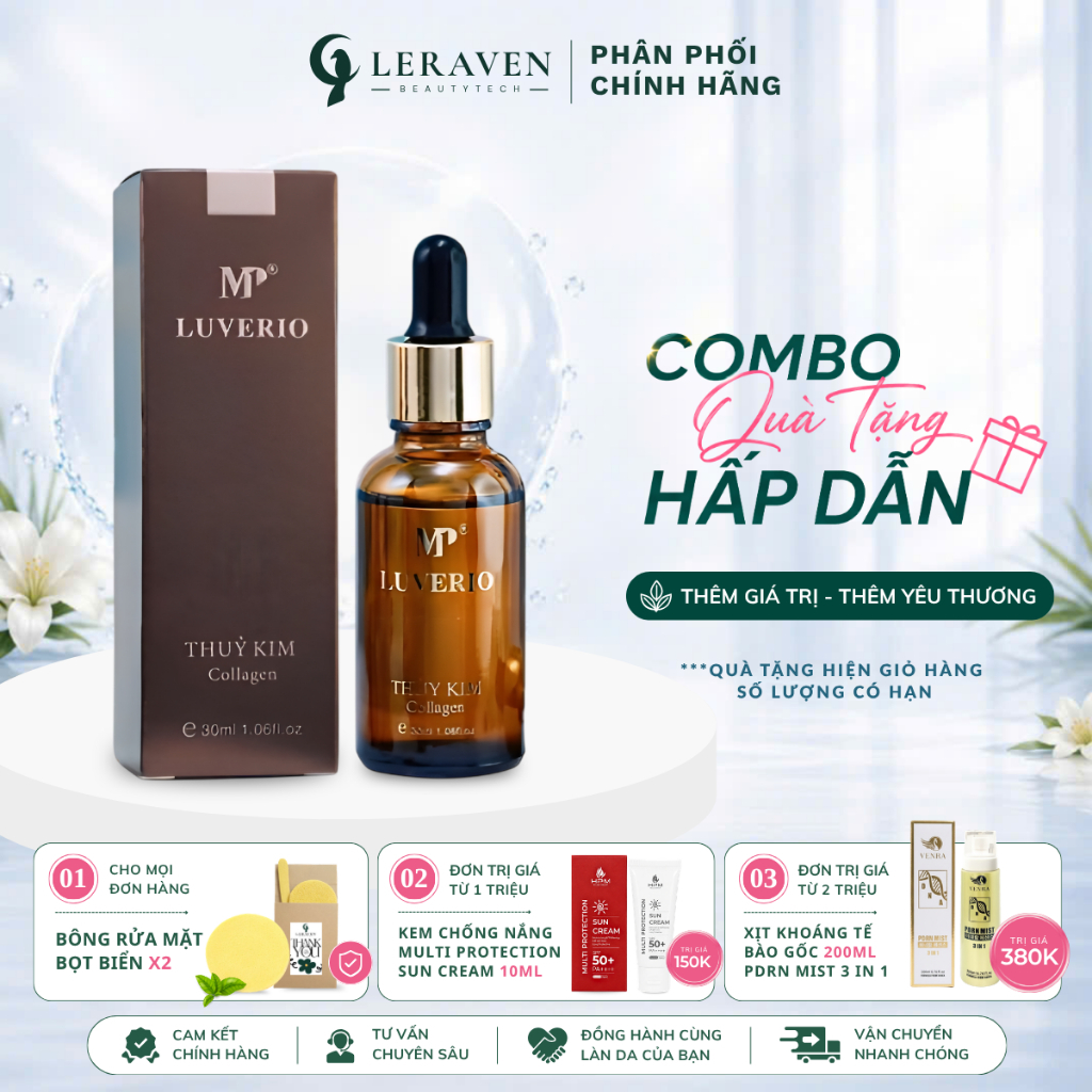 Thủy kim số 4 Collagen LUVERIO MP1 30ml
