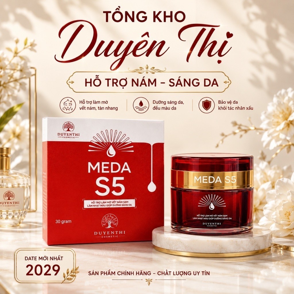 Meda S5 Duyên Thị Bách Y Sâm 30gr - Cao Thải Sắc Tố Nám Tại Nhà