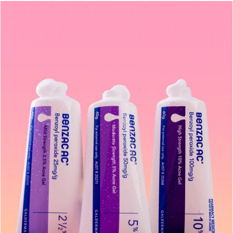 Kem BENZAC AC  2.5% 5% Gel 15G 30G