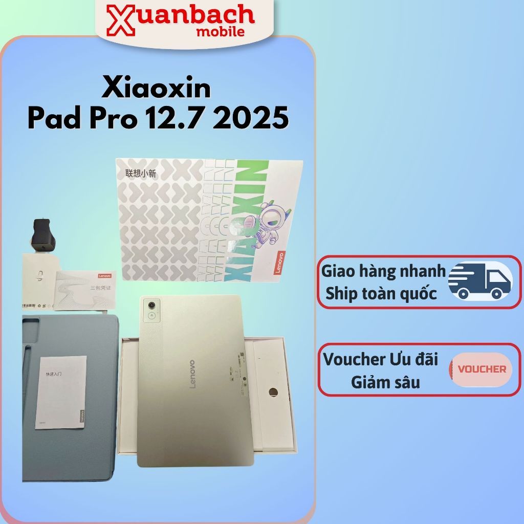Máy tính bảng Lenovo Xiaoxin Pad Pro 12.7 2025 likenew Dimensity 8300