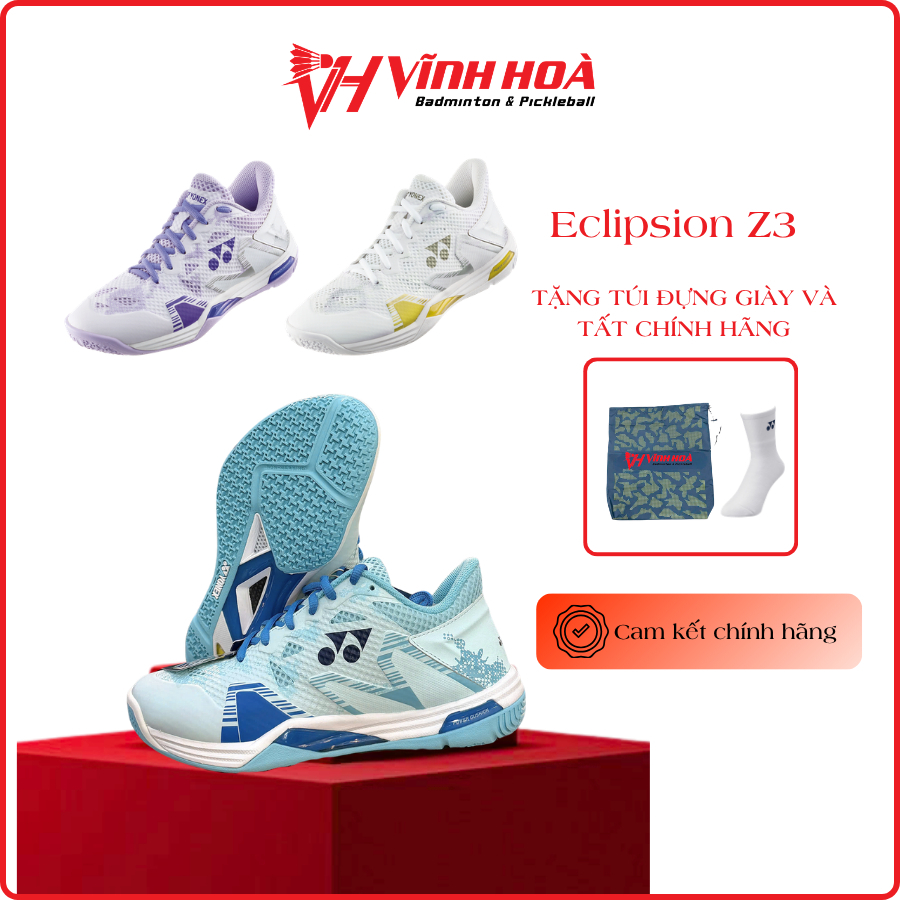 [MUA 1 TẶNG 2] Giày Thể Thao Yonex Eclipsion Z3 - Chống Lật, Đủ Form - Chính Hãng