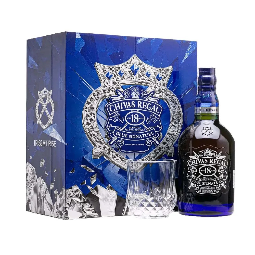 Bộ hộp quà tặng Chivas 18 Blue Có Túi