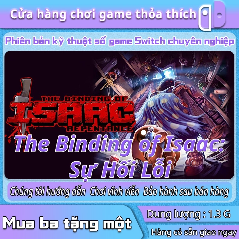 Mua 3 tang 1 mien phi｜Switch Game The Binding of Isaac： Repentance