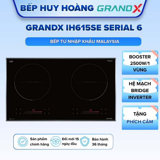 Bếp từ GRANDX IH615SE