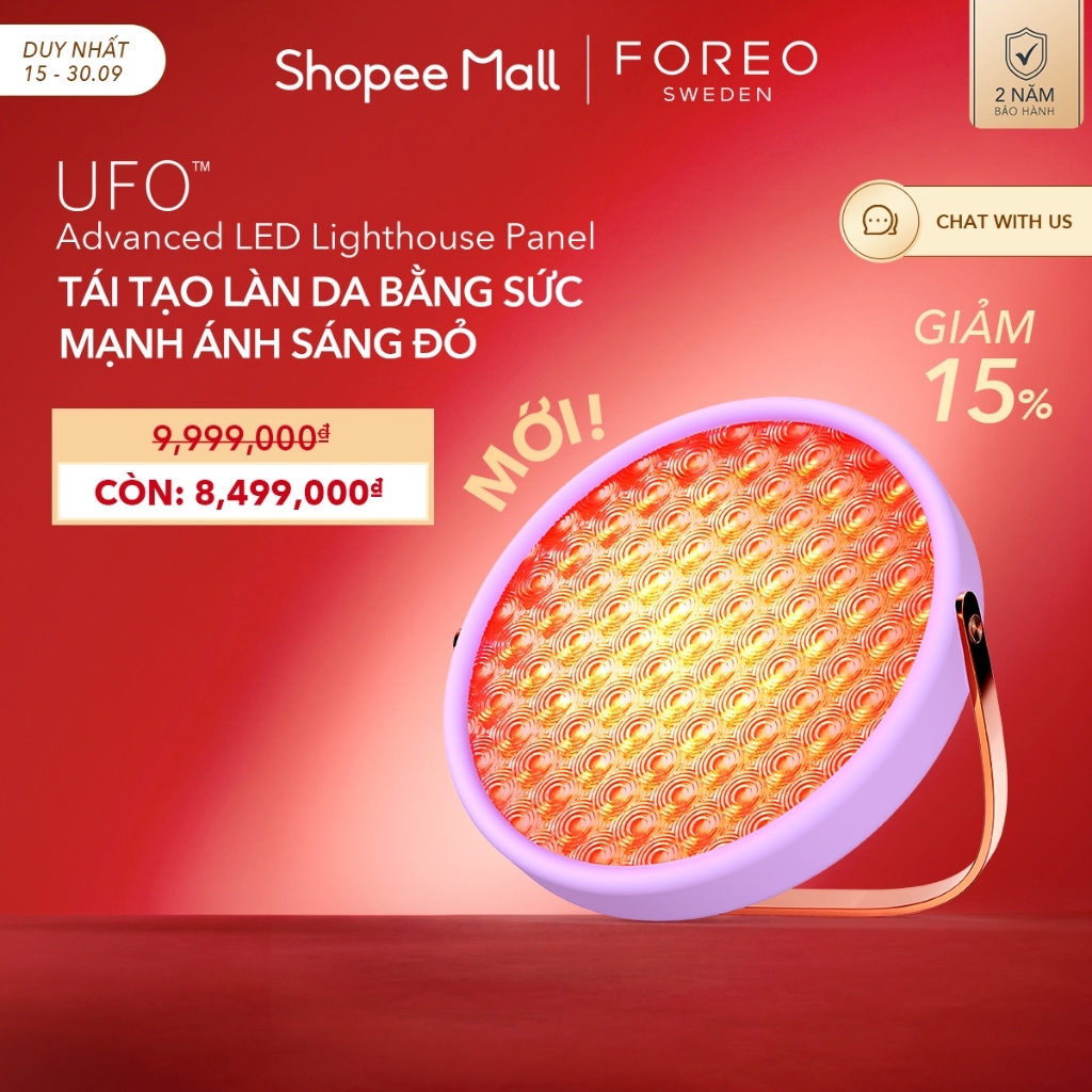 [FOREO Official] UFO LED Lighthouse Panel Series - Full-Spectrum Advanced LED Face & Body Light | Co