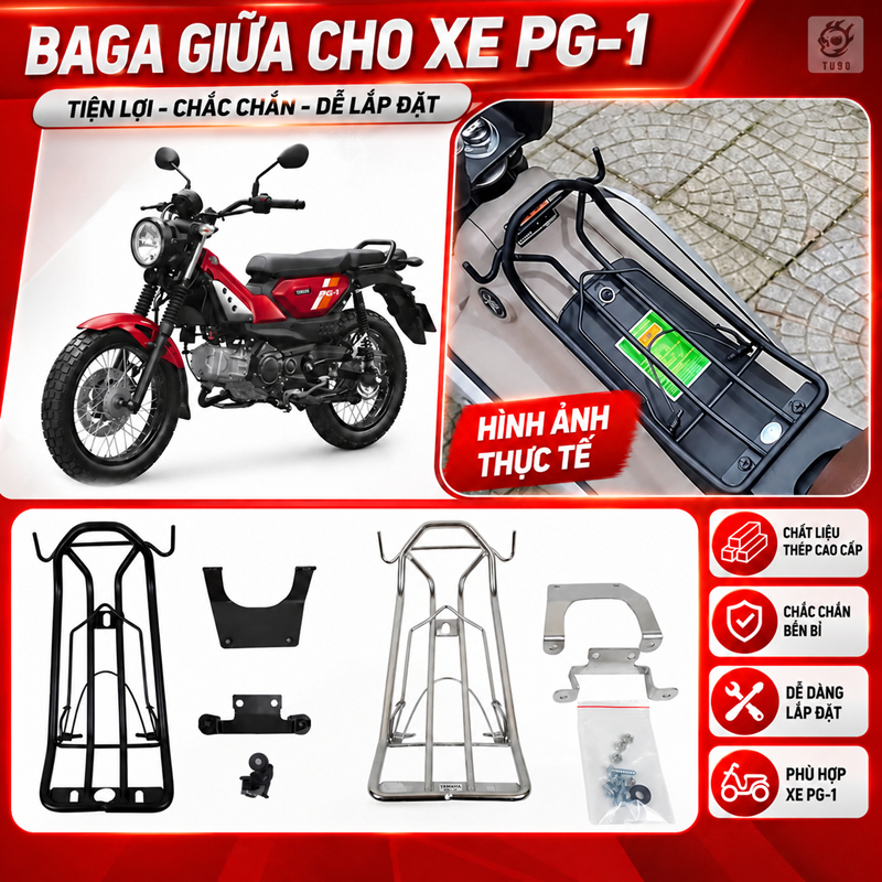 Baga Giữa PG1 Loại Tốt Yamaha PG1 ABS 2025 Các Đời