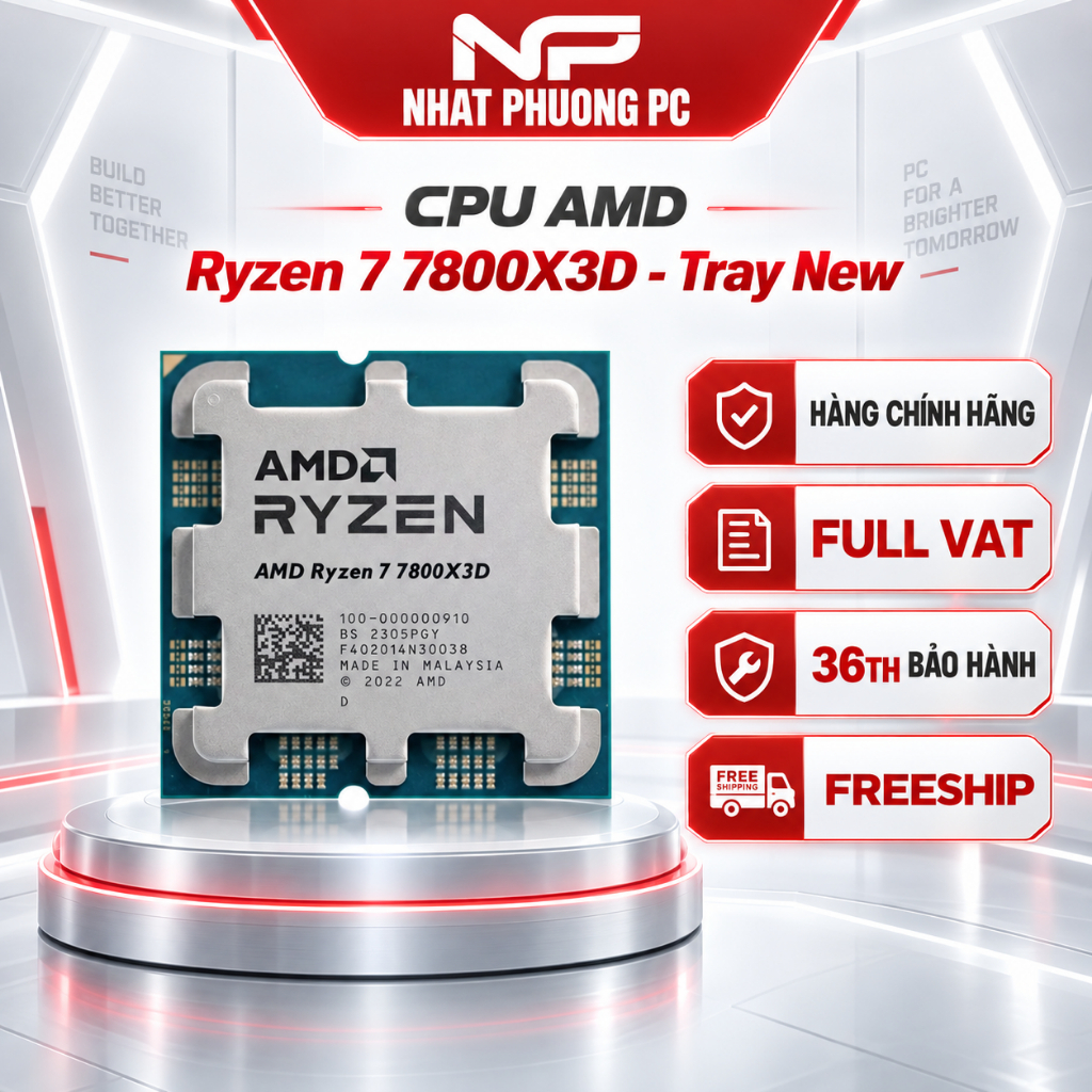 CPU AMD RYZEN 7 7800X3D - TRAY NEW