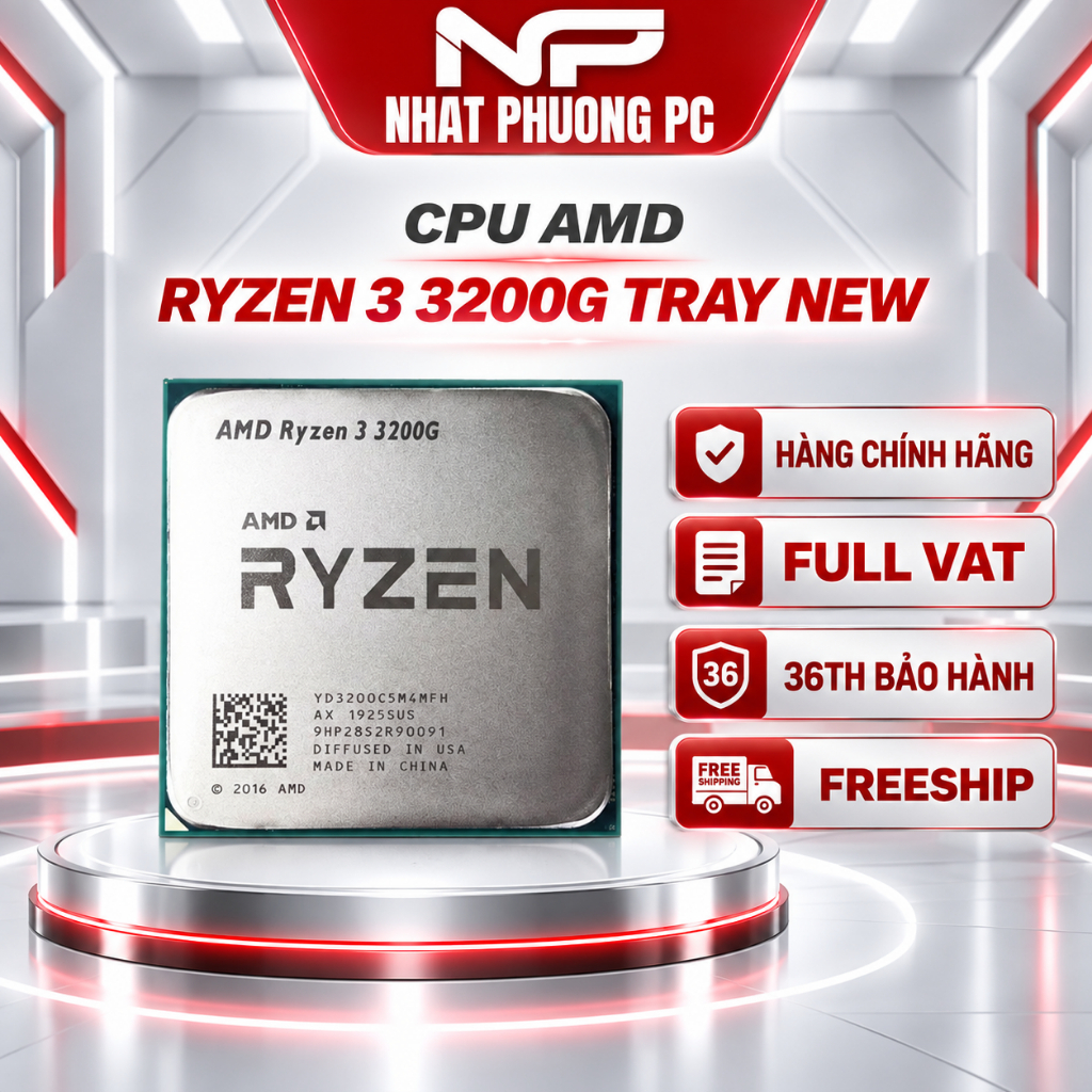 CPU AMD RYZEN 3 3200G TRAY NEW