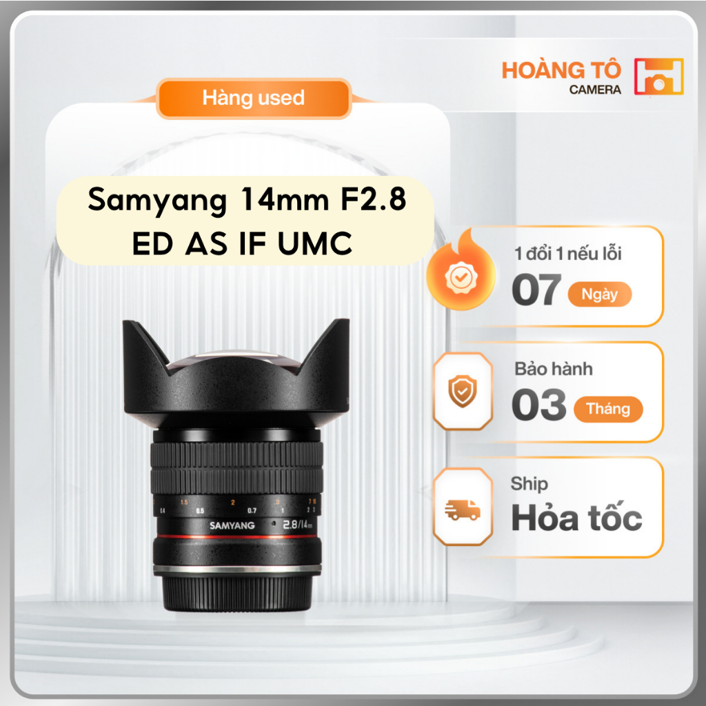 Ống kính Samyang MF 14mm F2.8 AS IF ED UMC For Nikon F | Cũ
