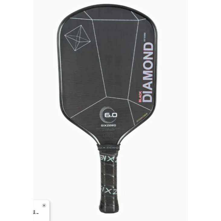 [SIX ZERO (6.0)] Vợt Pickleball Six Zero (6.0) Black Diamond Power