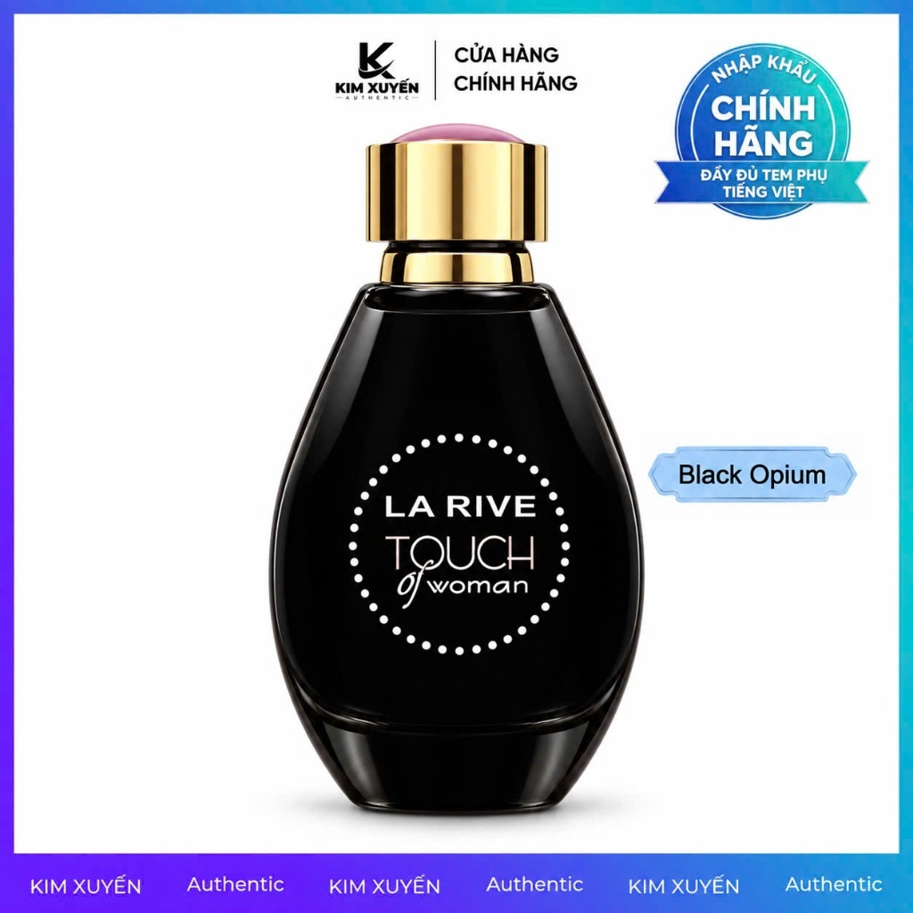 [TOUCH] Nước hoa La Rive Touch Of Woman EDP 90ML - BLACK OPIUM