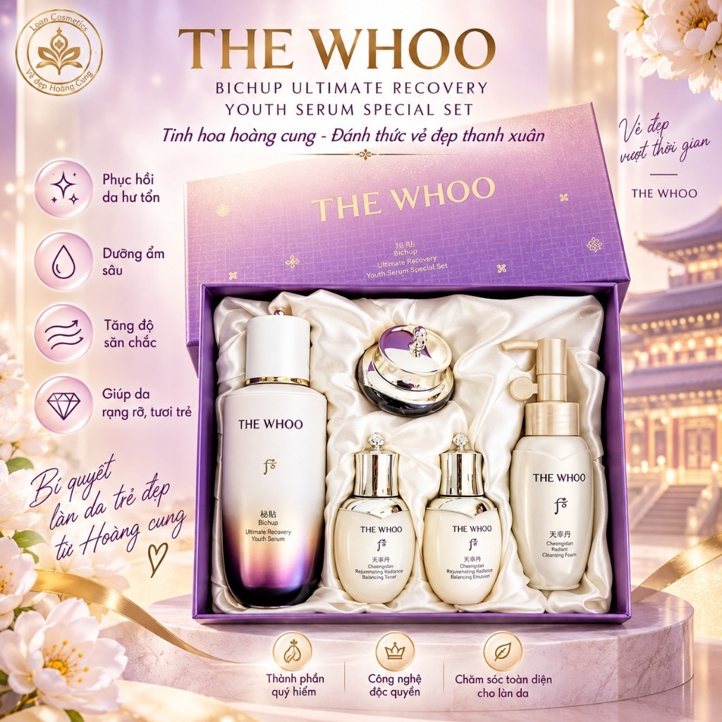 SET TINH CHẤT WHOO BICHUP LIMITED 90ML