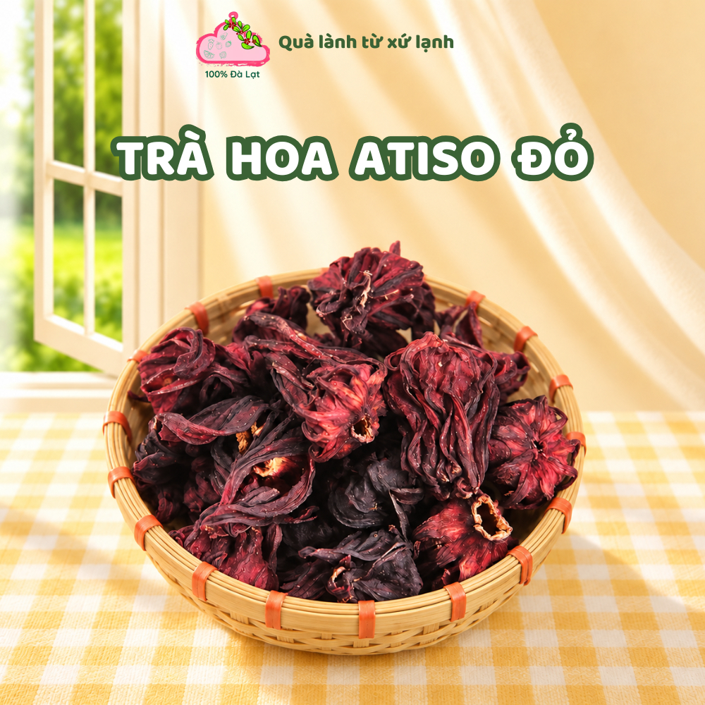 Trà Hoa Atiso Đỏ - Hoa Atiso đỏ khô - Pha trà, dưỡng nhan - Đặc sản 100% ĐÀ LẠT