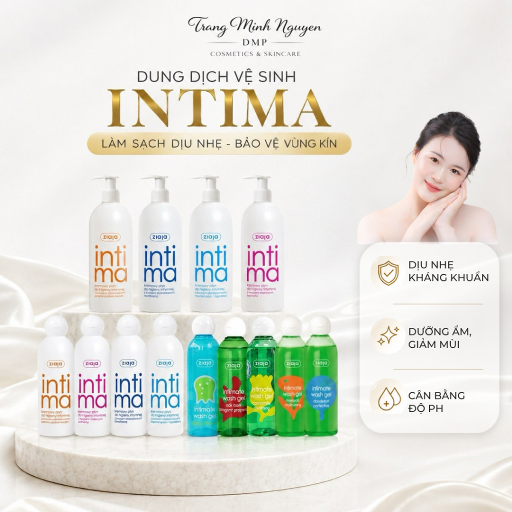 Dung Dịch Vệ Sinh Phụ Nữ Intima ZIAJA 200ml/500ml
