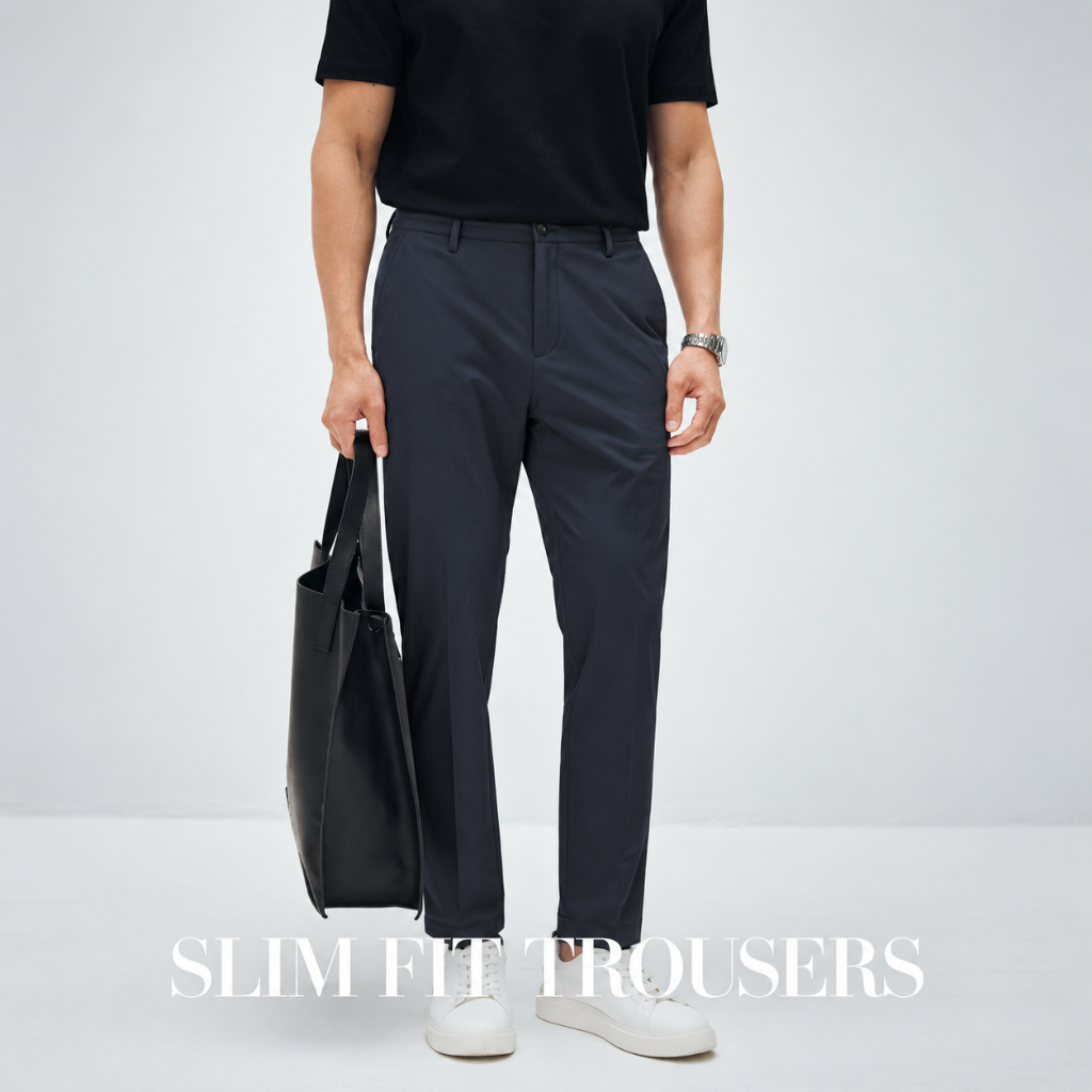 Quần âu SLIM FIT TROUSERS TORANO slim-fit cạp trơn lịch lãm – tinh tế - nam tính FABT007