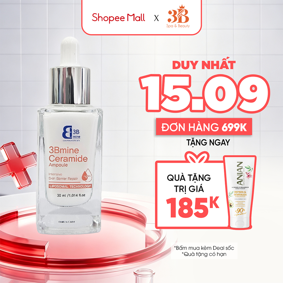 Tinh chất Ceramide 3Bmine Ceramide Ampoule 30ml 3B05