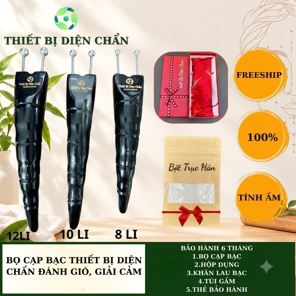 Bọ Cạp Bạc Diện Chẩn Bọ Cạp Bạc Đánh Gió Giải Cảm Trục Hàn Tặng Kèm Bột Trục Hàn