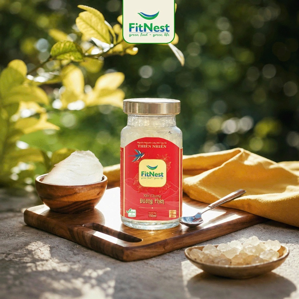 Nước Yến Chưng Đường Phèn Tự Nhiên FitNest (Hũ/150ml)