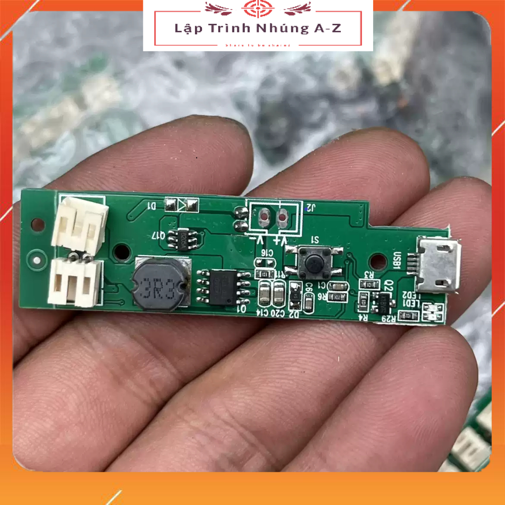 [Lập Trình Nhúng A-Z][G231] Mạch Tăng Áp Điều Khiển Động Cơ 3.7V