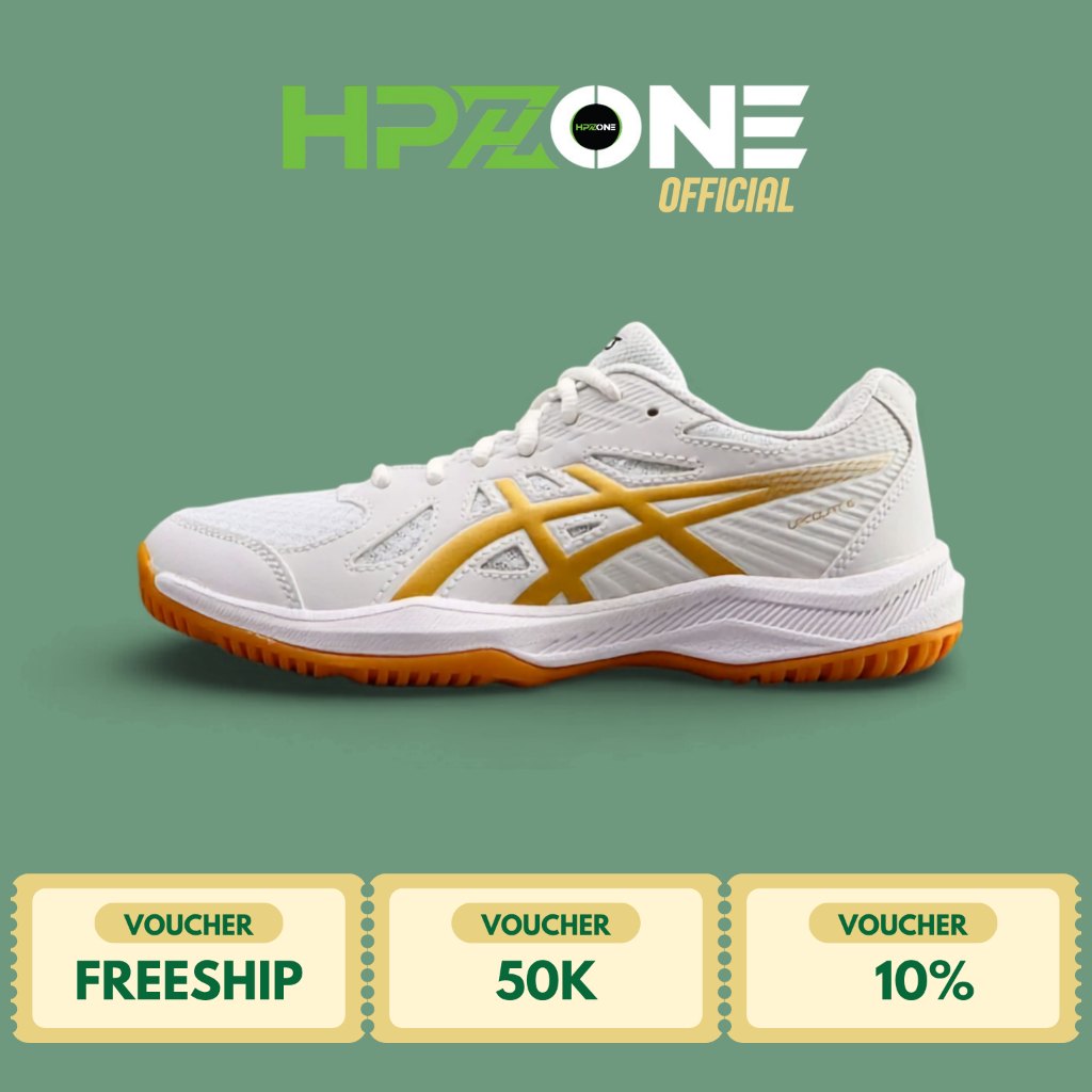 Giày Asics Upcourt 6 - Giày Bóng Chuyền, Cầu Lông, Tennis, Picketball đa năng form thoải mái