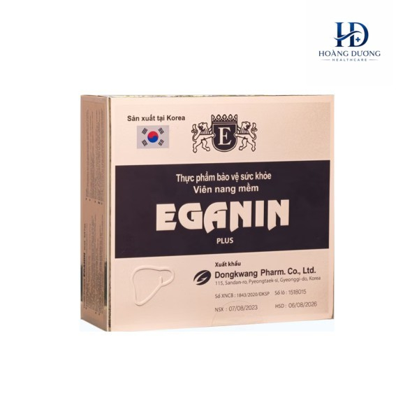 Thực phẩm bảo vệ sức khỏe Viên nang mềm EGANIN PLUS Hộp 60 viên