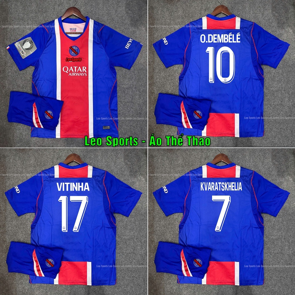 Bộ Quần Áo Đá Bóng/ Đá Banh CLB PSG 26/27 Sân Nhà ( In Sẵn ) - Hàng Thailand Cao Cấp