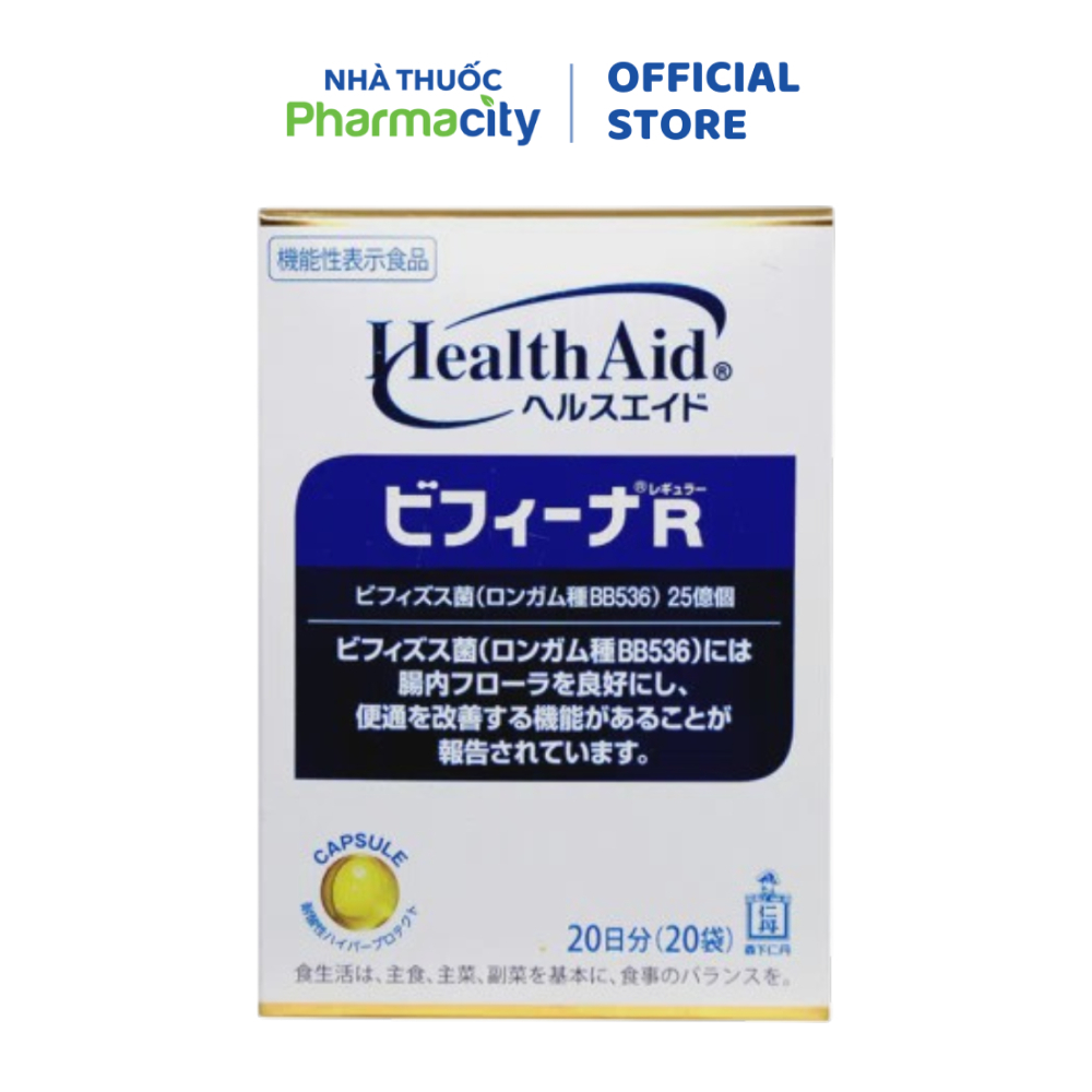 Health Aid Bifina R Men Vi Hỗ Trợ Tiêu Hoá (Hộp 20 Gói)