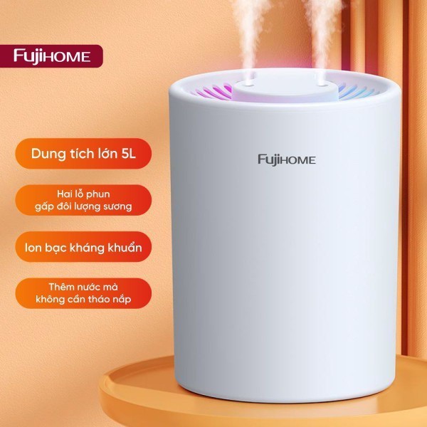 Máy phun sương tạo ẩm, xông tinh dầu Fujihome HM05A (hàng tặng không bán)
