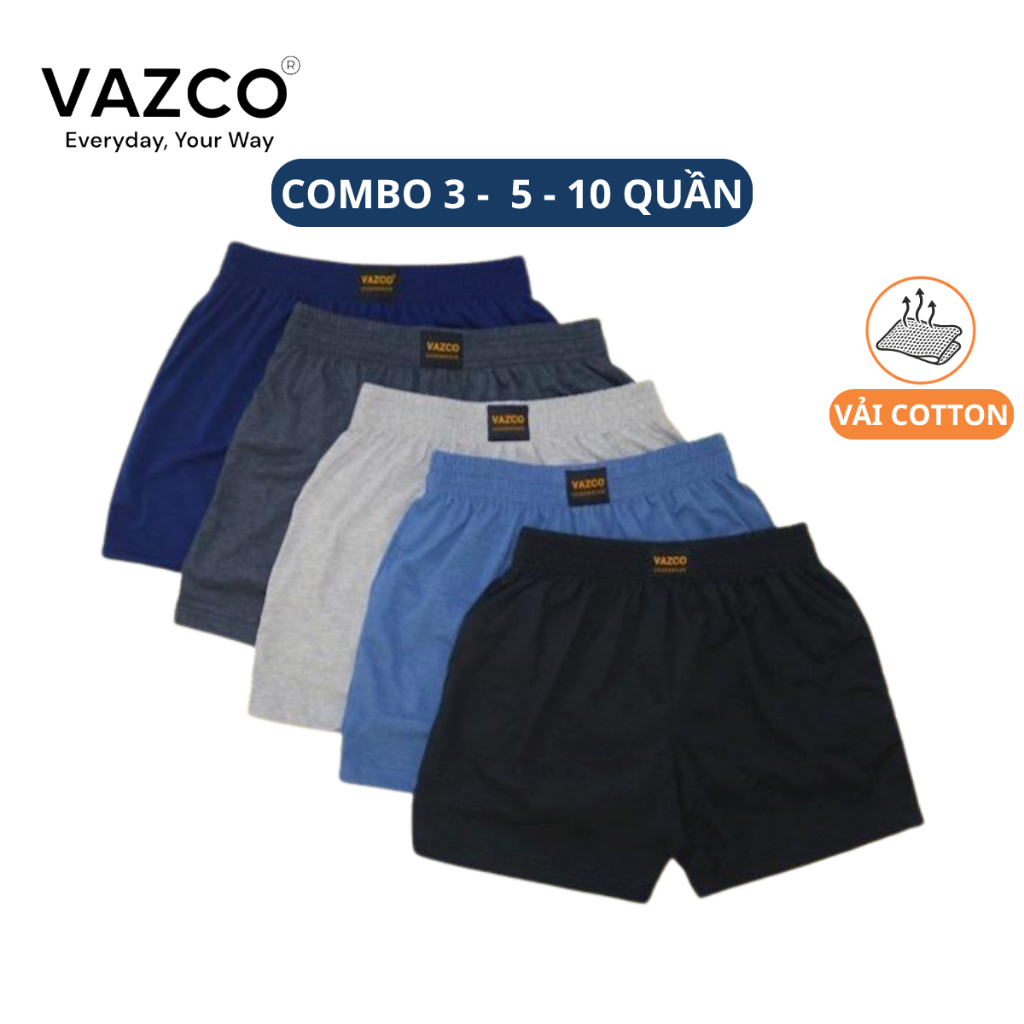 Combo 3-5 quần ngủ nam nữ vải thun cotton vazco [q27ct], quần mặc nhà form…